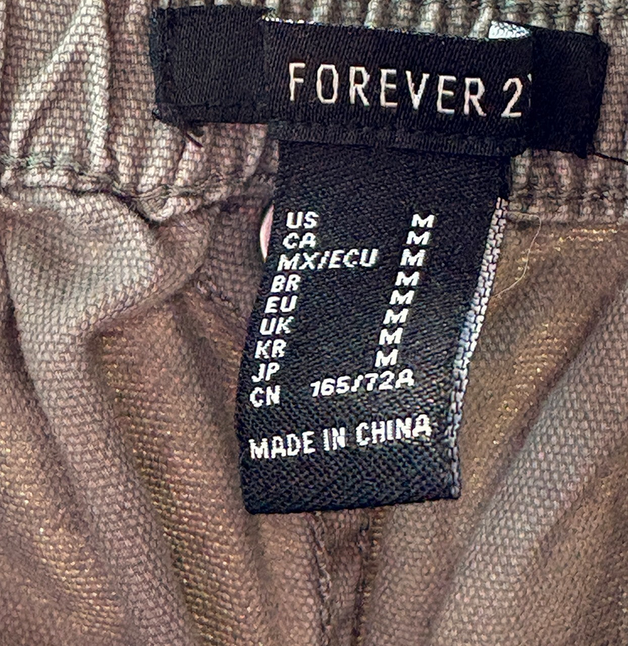 Forever 21 Gray Cargo Pants