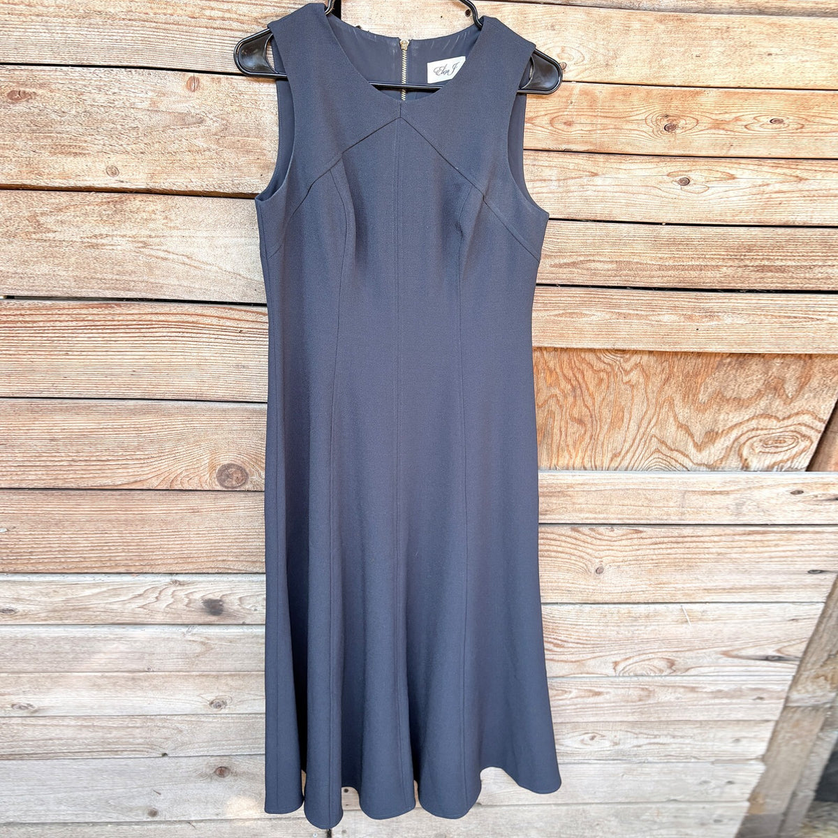 Eliza J Sleeveless Midi | Navy, 8