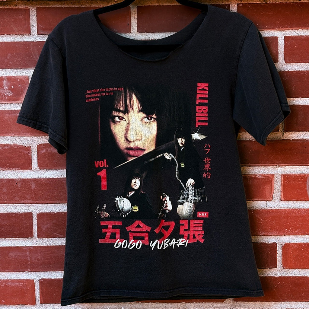 HUF Kill Bill Gogo Yubari Graphic Black T-Shirt