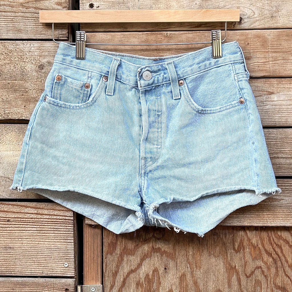 Levi's 501 Light Wash Denim Cutoff Shorts
