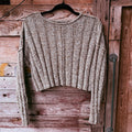 O'Neill Brown Textured Ribbed Knit Sweater Size S