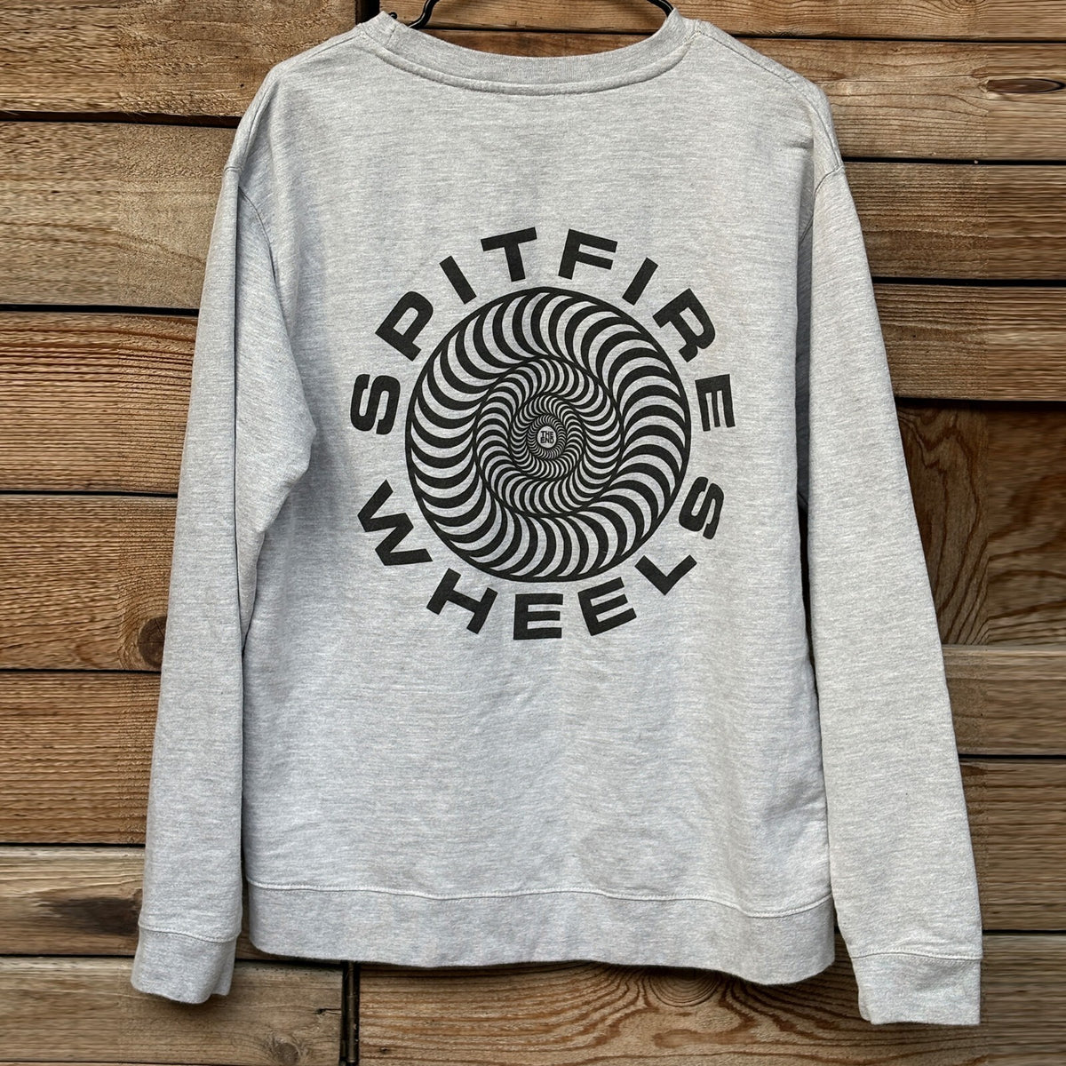 Spitfire Wheels Grey Crewneck Sweatshirt Size L