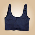 GapBody Navy Ribbed Crop Tank Top Size S