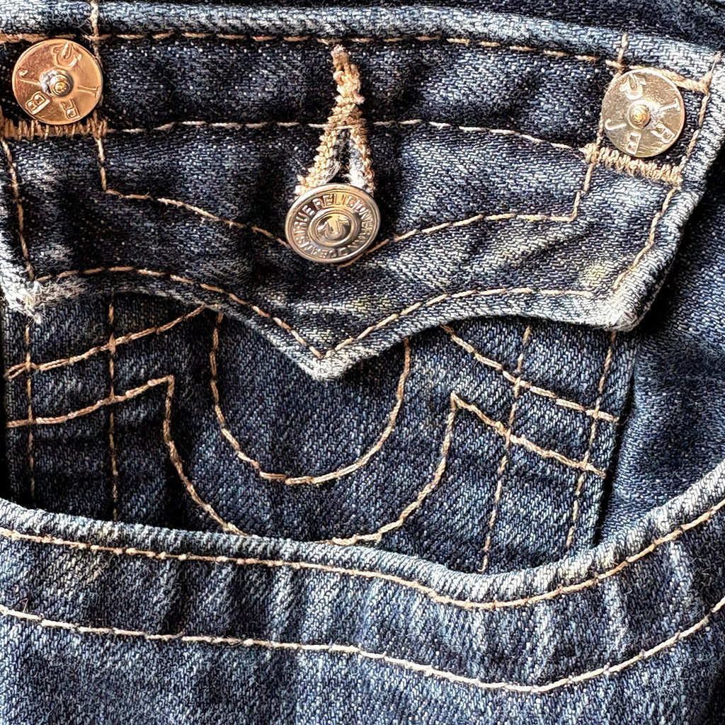 True Religion Men's Boot Cut Jeans Size 36 Made in USA