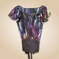 Ted Baker Silk Top Butterfly Sleeves