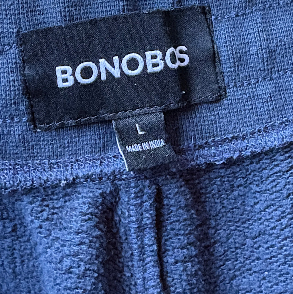 Bonobos Navy Blue Jogger Sweatpants Large