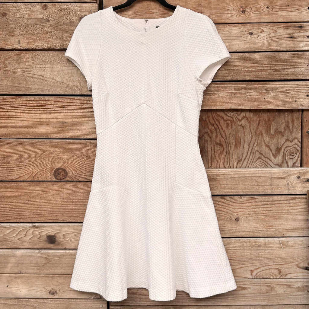 Banana Republic Textured Fit & Flare Dress