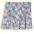 Maeve Pleated Mini Skirt | Geometric, 14