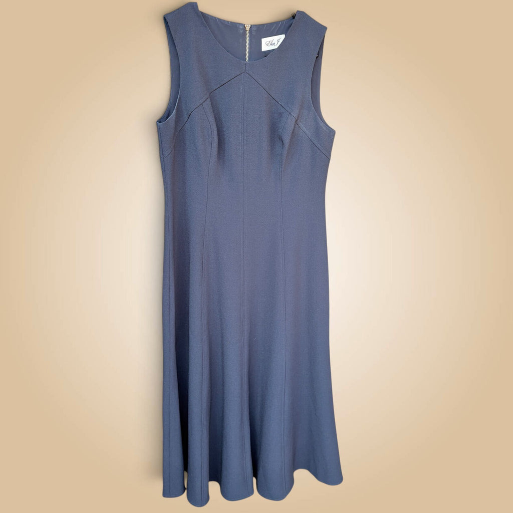 Eliza J Sleeveless Midi | Navy, 8