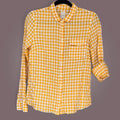 Perfect Shirt Gingham Button-Up | Yellow, 8