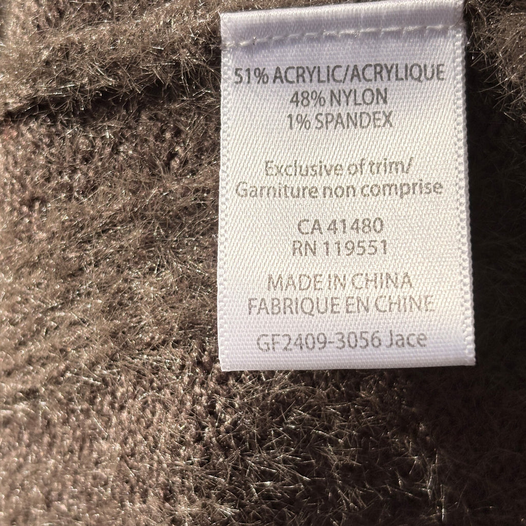 Gentle Fawn Brown Fuzzy Sweater