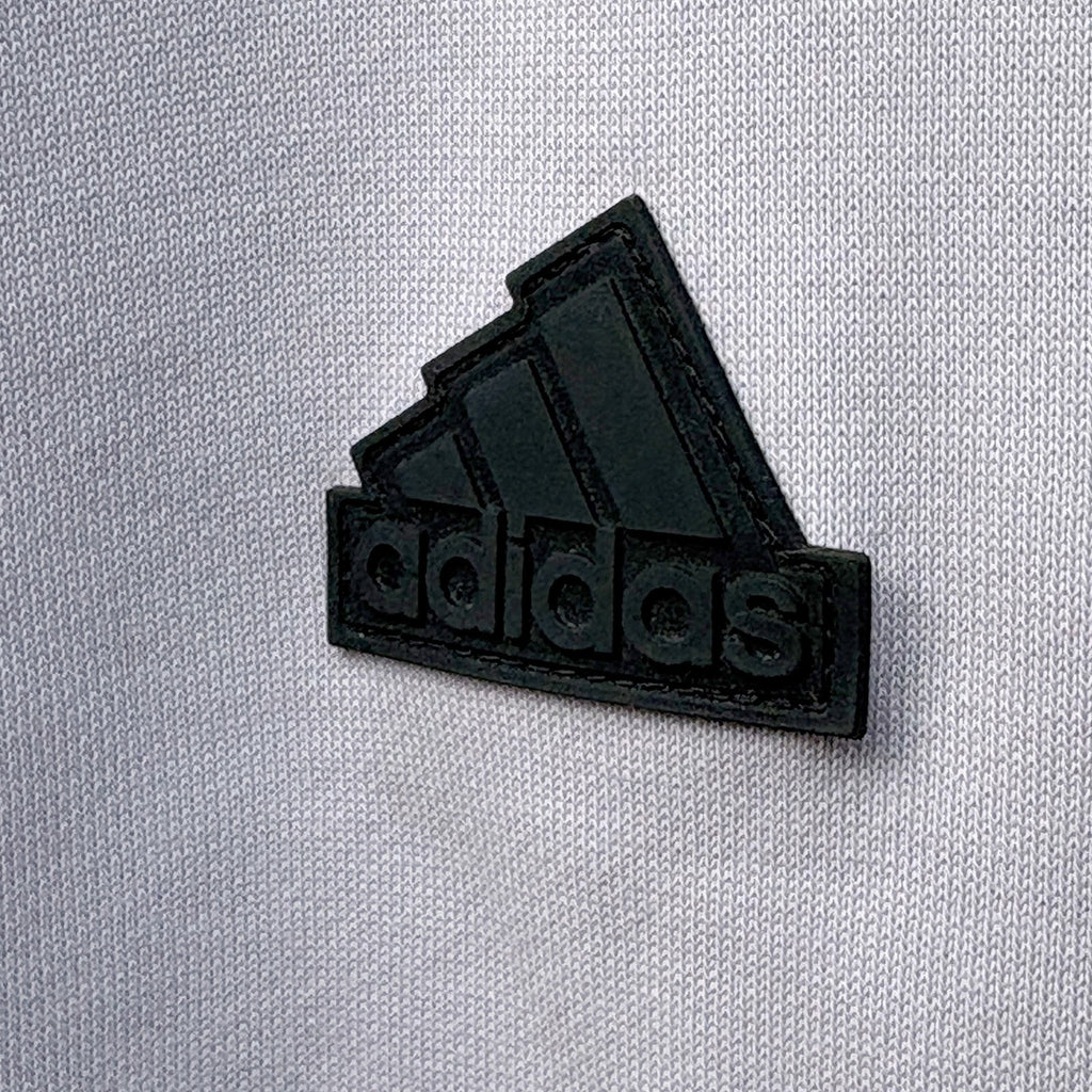 Adidas White Hoodie with Black Logo, Size M