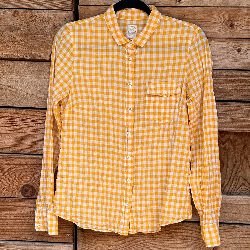 Perfect Shirt Gingham Button-Up | Yellow, 8