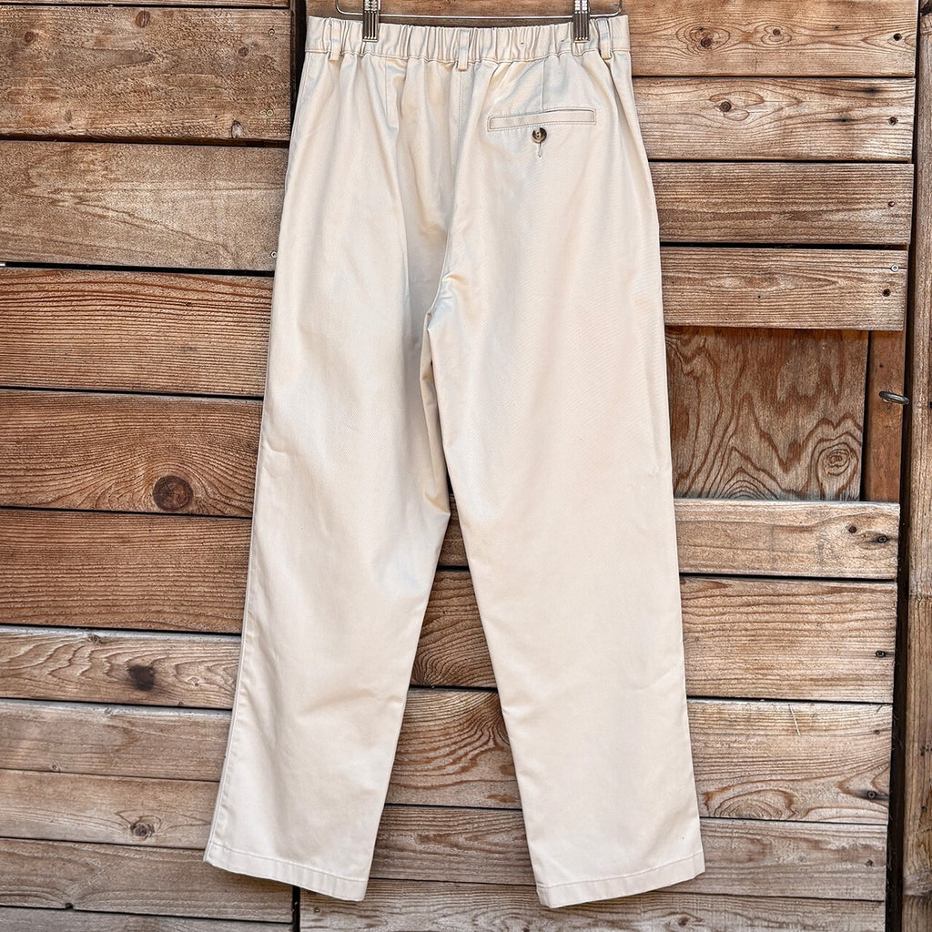 L.L.Bean Original Fit Beige Petite Pants Size 8