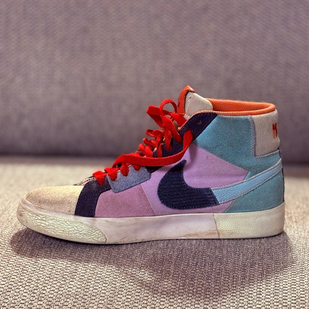 Nike SB Blazer Mid Skate Shoes Size 6.5 Multi-Color
