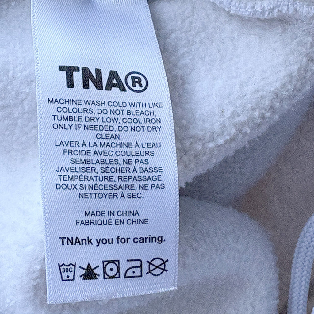 TNA Light Gray Sweatpants with Elastic Waistband and Cuffs