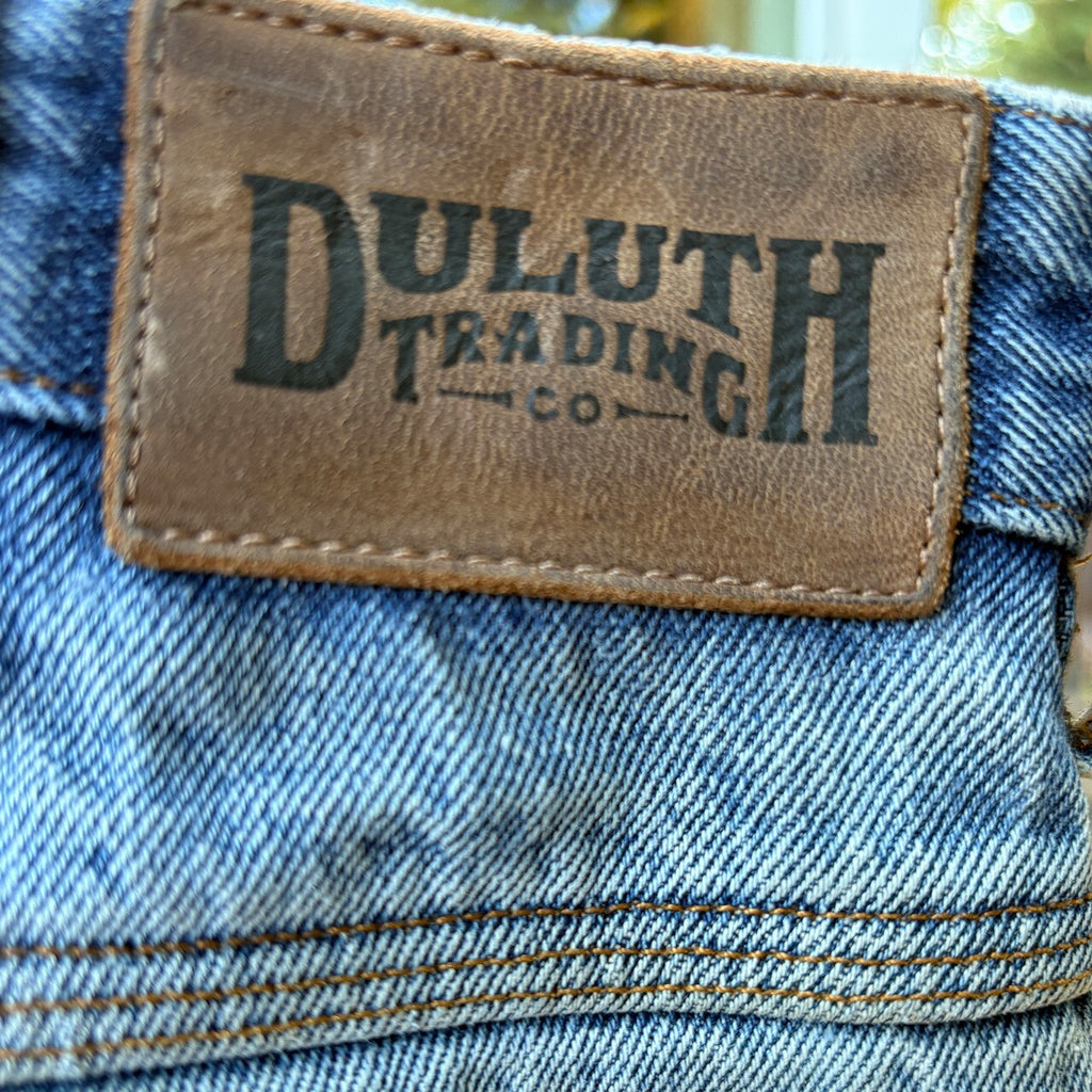 Duluth Trading Co Men's Blue Denim Jeans Size 36x30