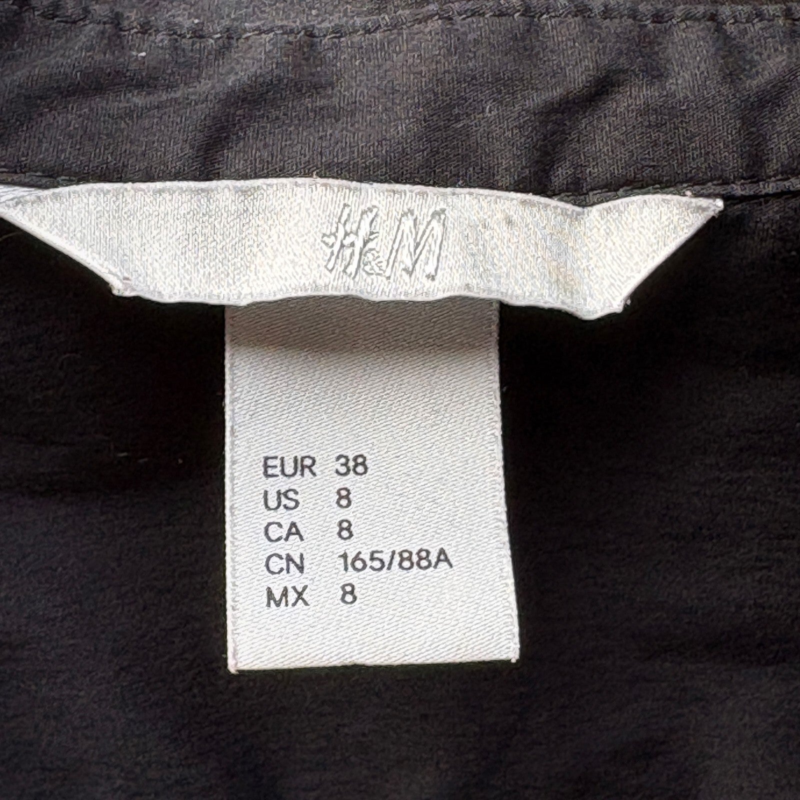 H&M Button-Up Shirt | Black, 8