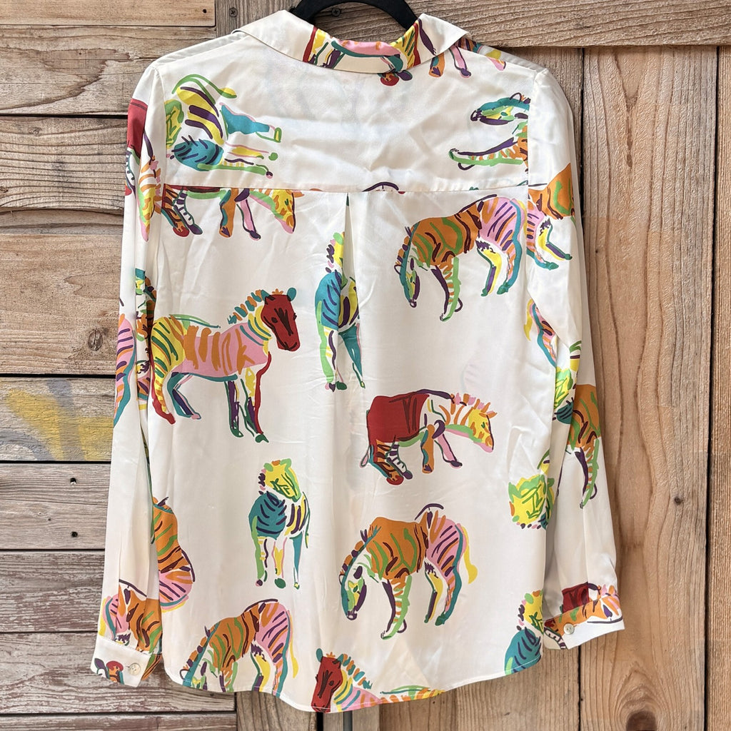 Esthème Studio Paris Silk Button-Up Shirt