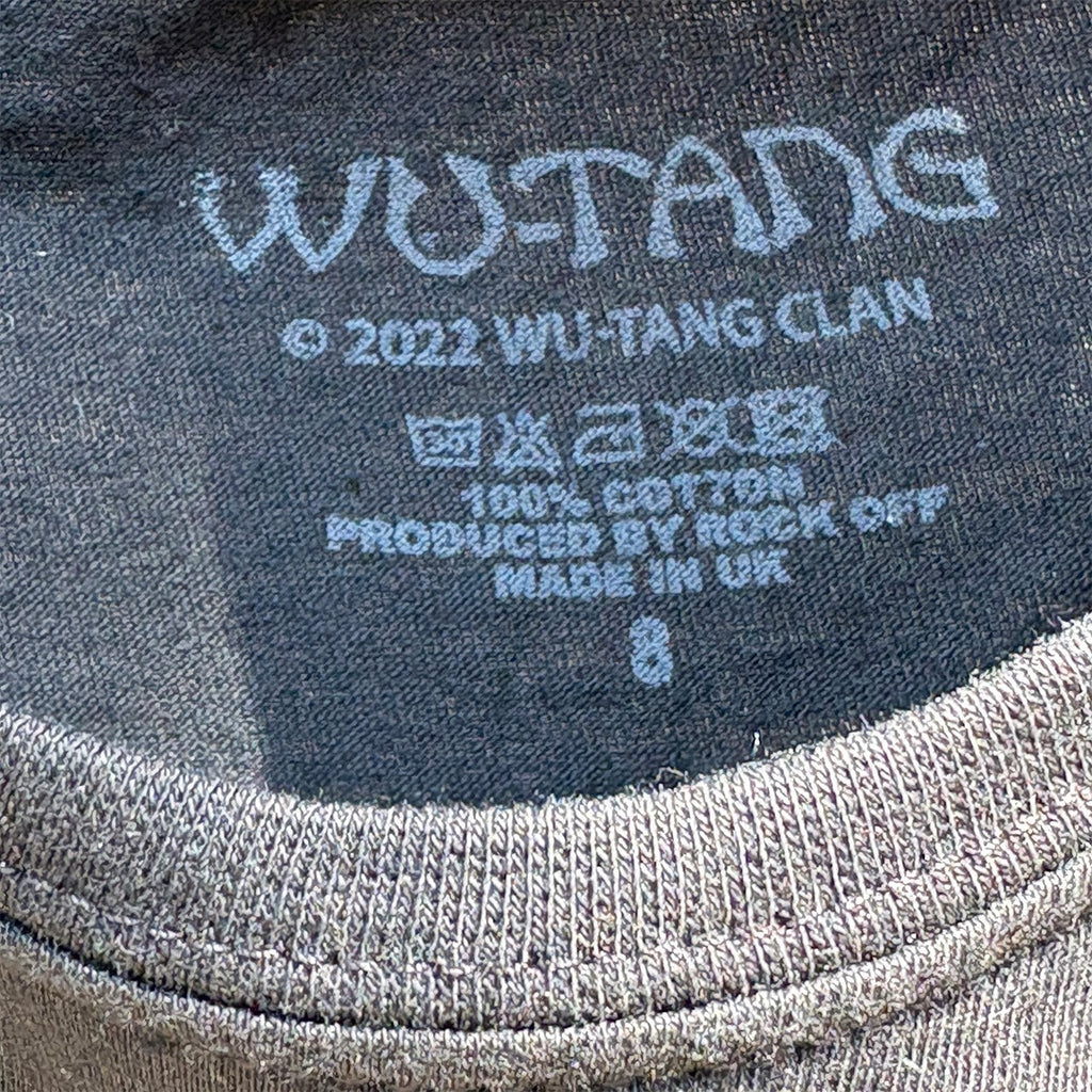 Wu-Tang Clan Black Graphic T-Shirt Size S 100% Cotton Made in UK