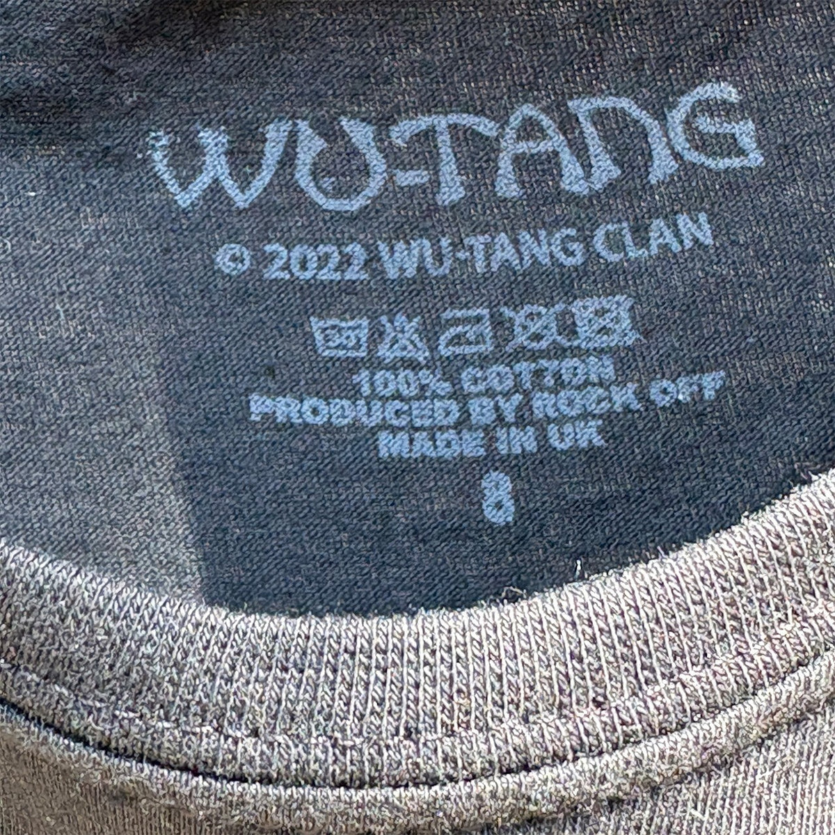 Wu-Tang Clan Black Graphic T-Shirt Size S 100% Cotton Made in UK
