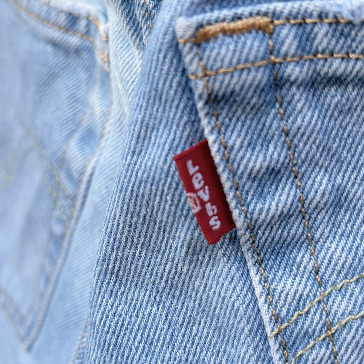 Levi's 501 Light Wash Denim Cutoff Shorts