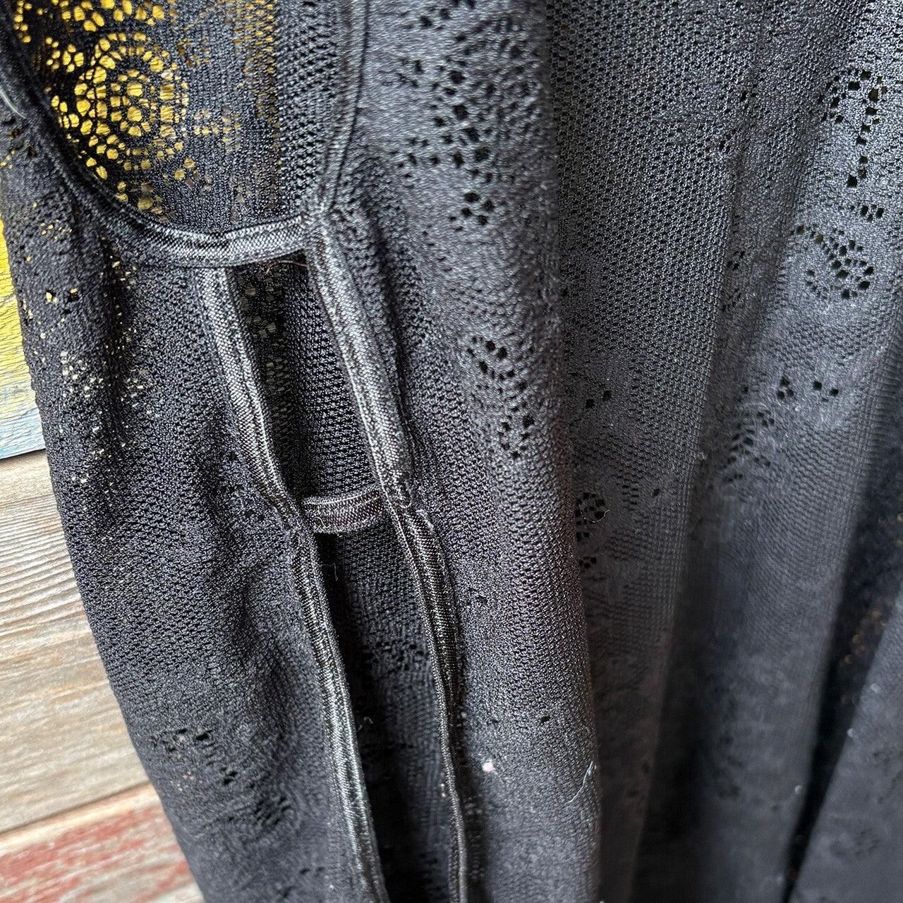 Frederick's of Hollywood Black Lace Slip Dress Medium