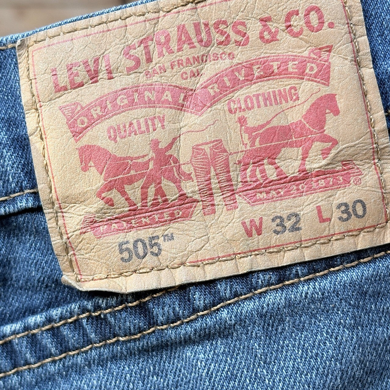 Levi's 505 Denim Cutoff Shorts