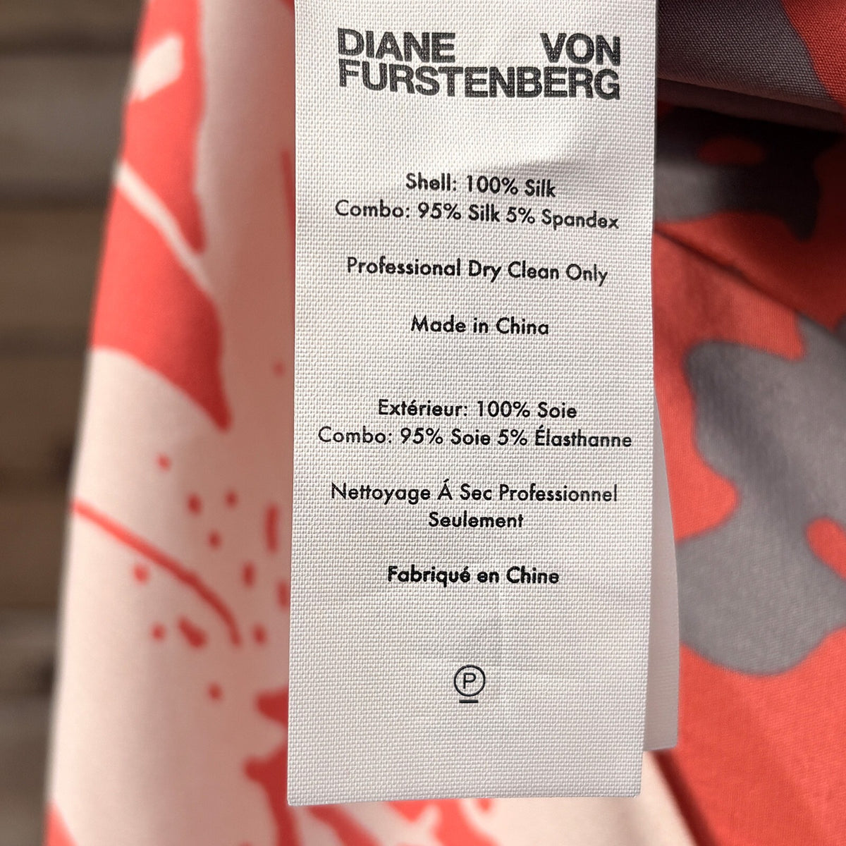 Diane von Furstenberg Silk Colorblock Dress