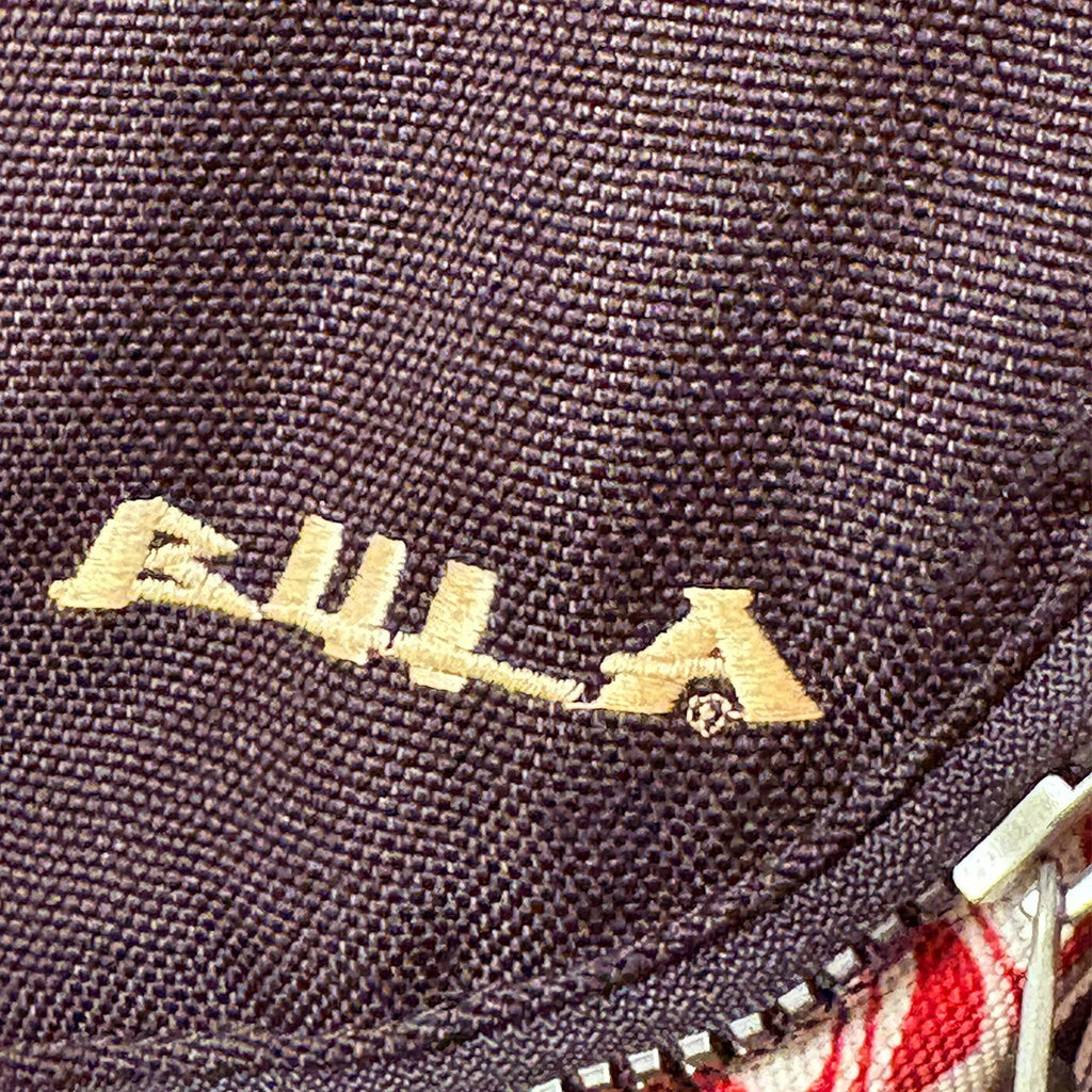 BULA Red and Black Floral Pattern Backpack