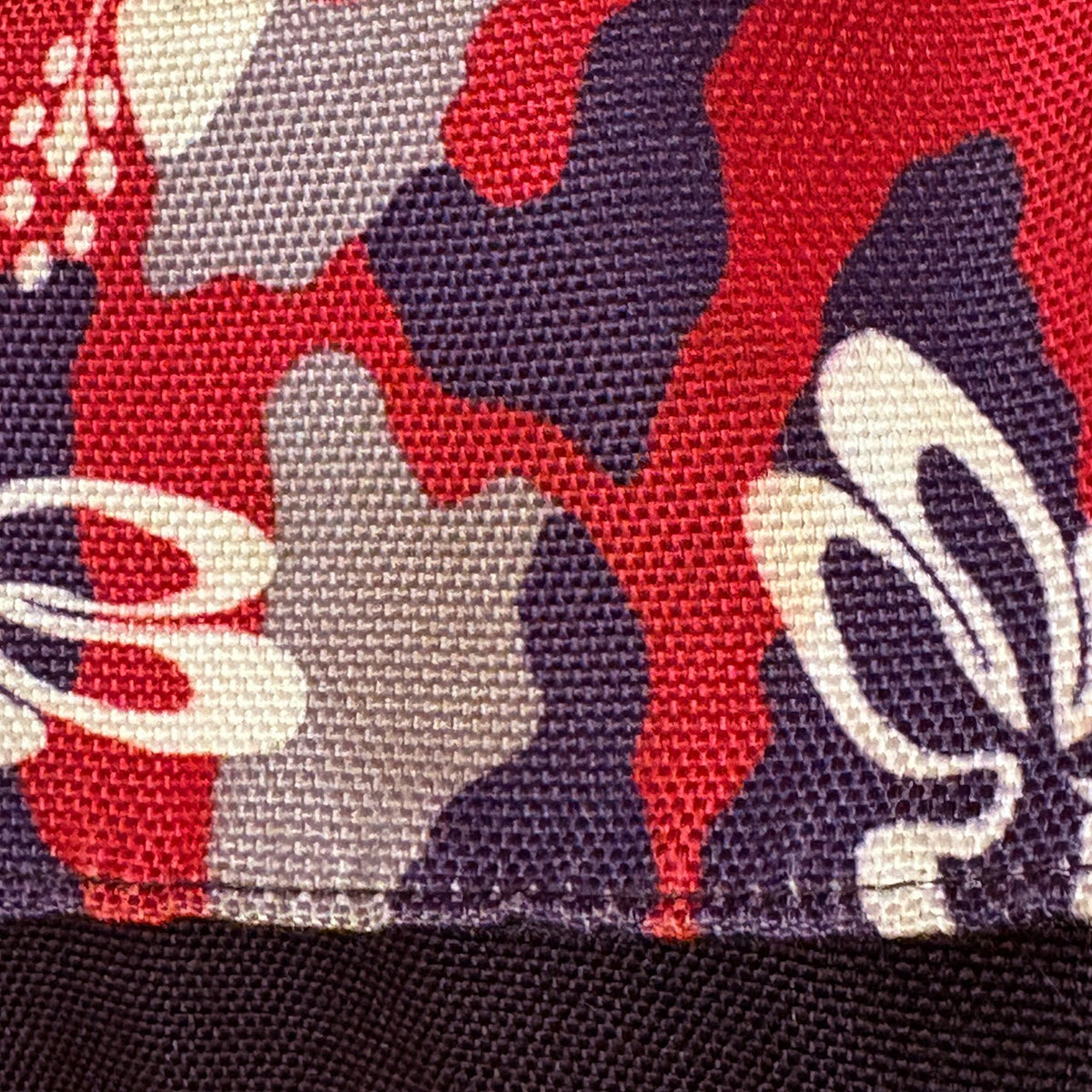 BULA Red and Black Floral Pattern Backpack