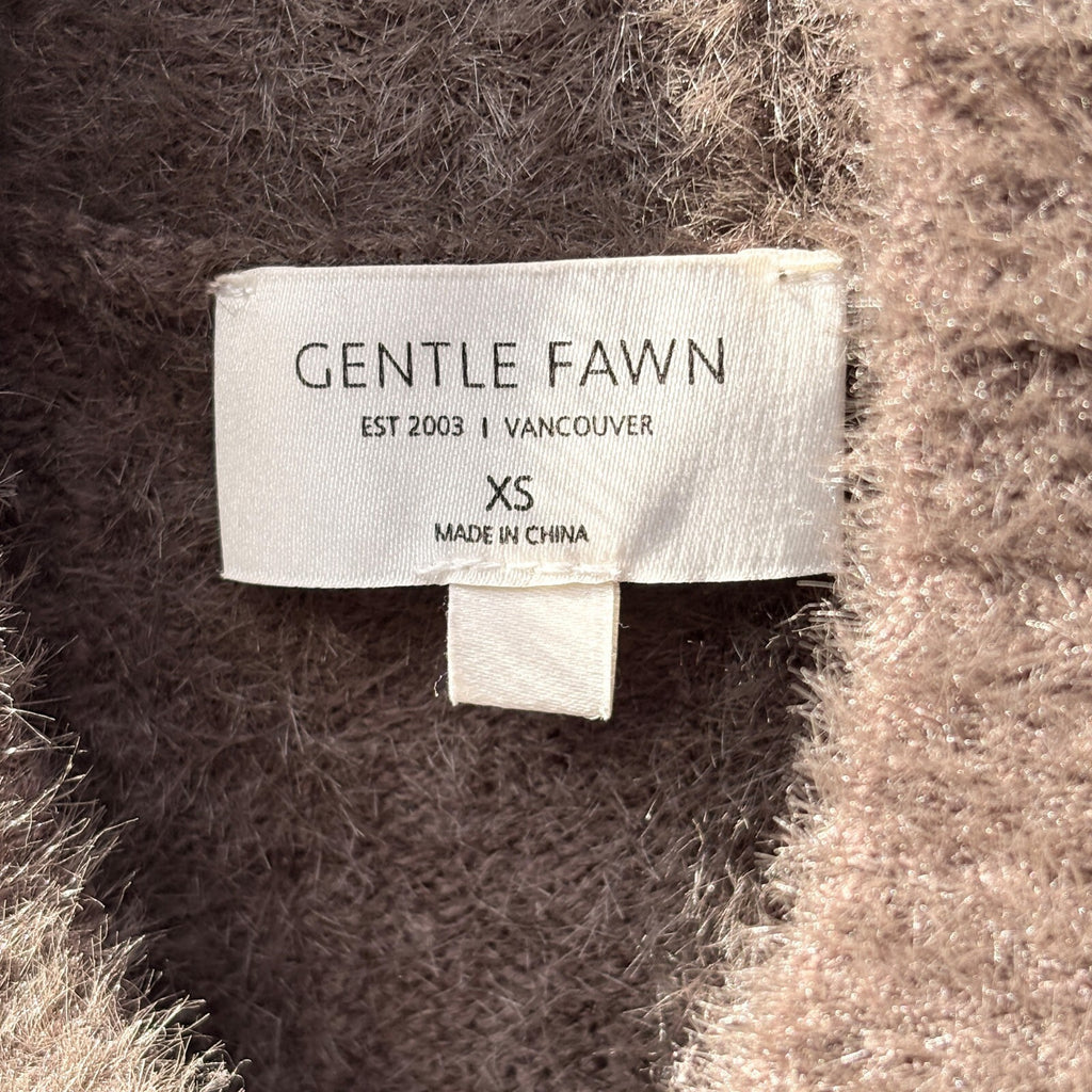 Gentle Fawn Brown Fuzzy Sweater