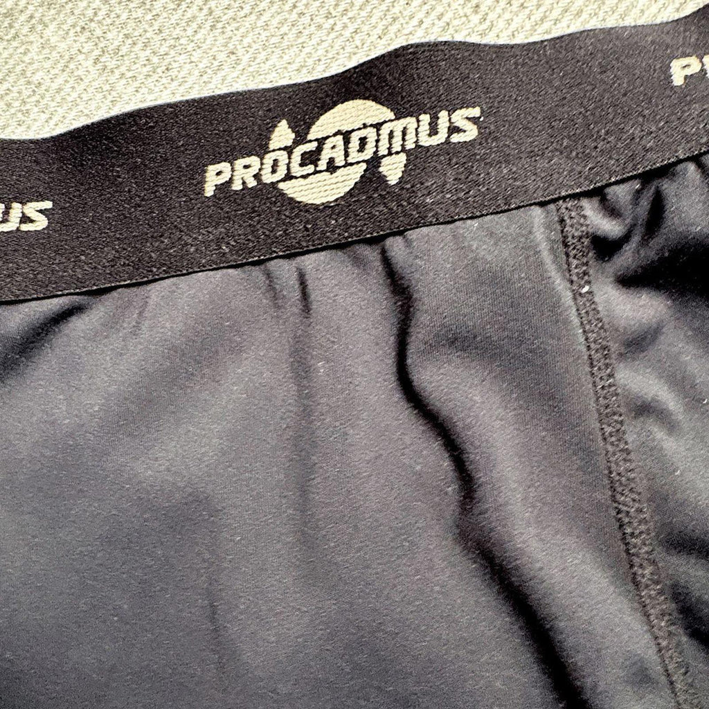 Procadmus Black Boxer Briefs Compression Shorts