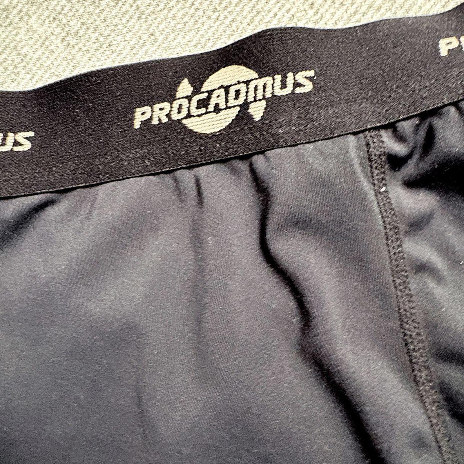 Procadmus Black Boxer Briefs Compression Shorts
