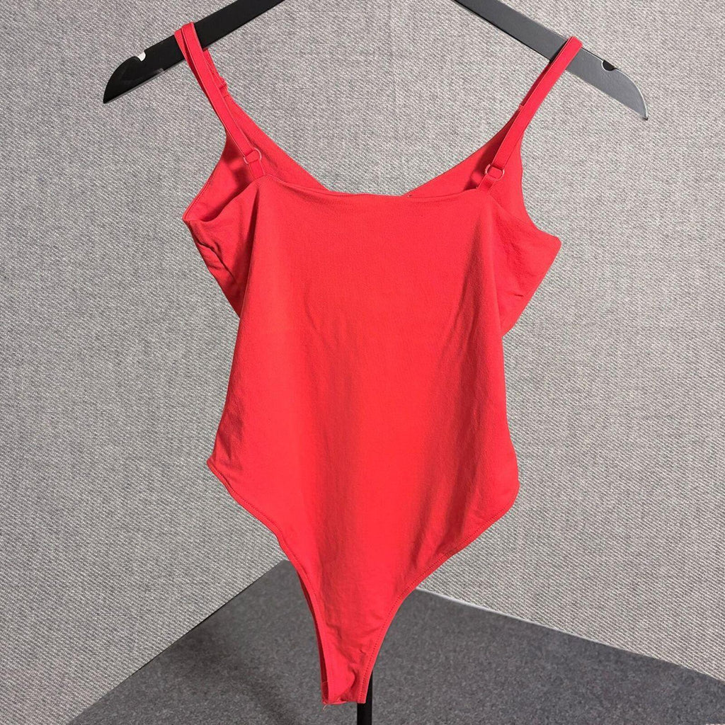 ZARA Red Sleeveless Bodysuit Size M