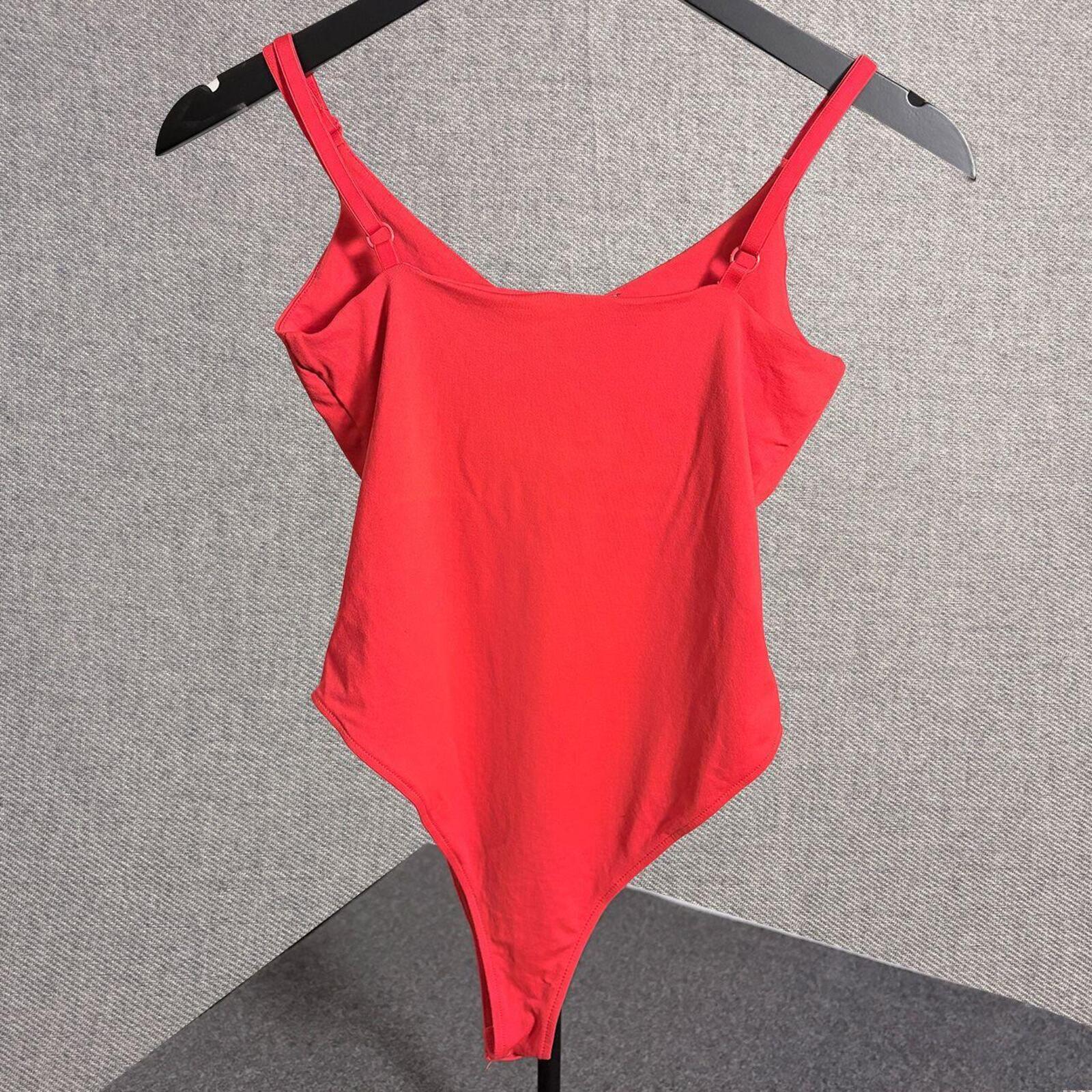 ZARA Red Sleeveless Bodysuit Size M