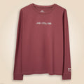 Nike The Nike Tee Maroon Long Sleeve Shirt | L