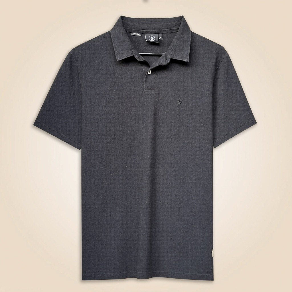Volcom Charcoal Polo Shirt | L