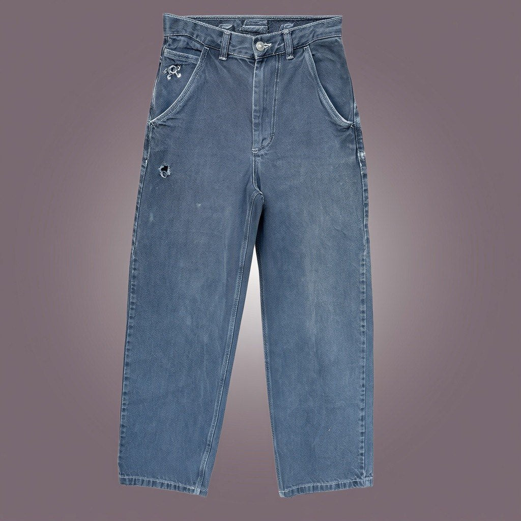 Route One Washed Black Spider Web Jeans | 26